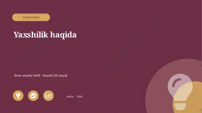 0552_v1_yaxshilik_haqida — PPTX