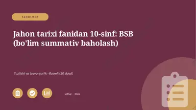 01712_jahon_tarixi_fanidan_10_sinf_bsb_bolim_s — PPTX