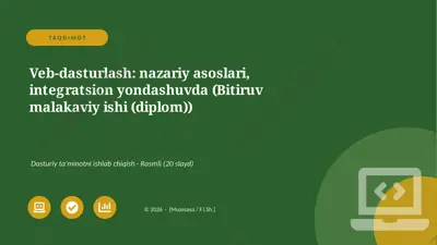 06376_veb_dasturlash_nazariy_asoslari_integrat — PPTX