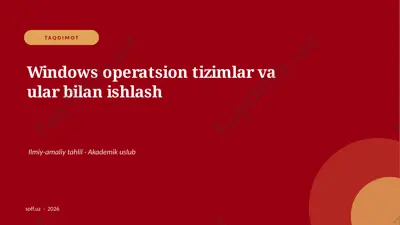 155_v1_windows_operatsion_tizimlar_va_ular_bi — PPTX