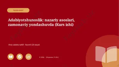 03025_adabiyotshunoslik_nazariy_asoslari_zamon — PPTX
