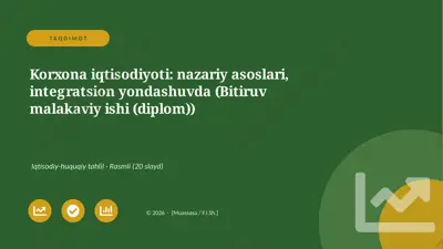 06096_korxona_iqtisodiyoti_nazariy_asoslari — PPTX