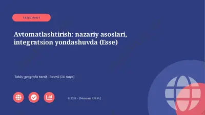 07013_avtomatlashtirish_nazariy_asoslari_integ — PPTX