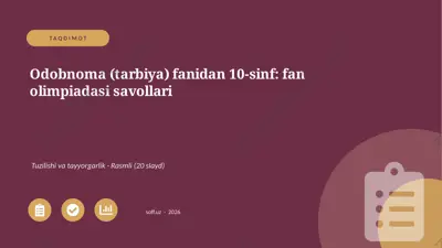 02862_odobnoma_tarbiya_fanidan_10_sinf_fan_oli — PPTX