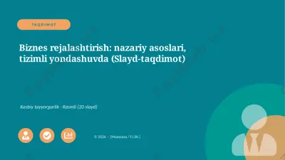 04301_biznes_rejalashtirish_nazariy_asoslari_t — PPTX