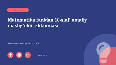03153_matematika_fanidan_10_sinf_amaliy_mashgu — PPTX