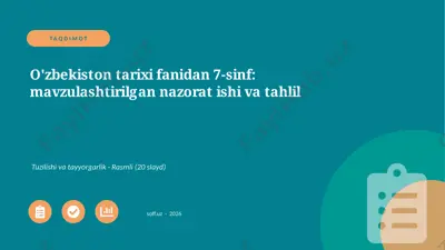 0631_v1_ozbekiston_tarixi_fanidan_7_sinf — PPTX