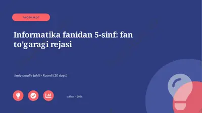 02633_informatika_fanidan_5_sinf_fan_togaragi_ — PPTX