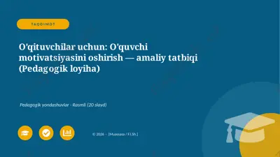00190_oqituvchilar_uchun_oquvchi_motivatsiyasi — PPTX
