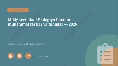 0288_v1_milliy_sertifikat_biologiya_fanida — PPTX
