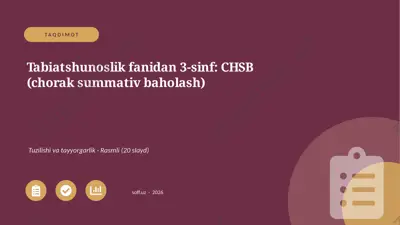 01962_tabiatshunoslik_fanidan_3_sinf_chsb_chor — PPTX