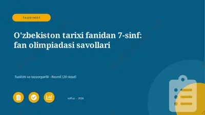 02800_ozbekiston_tarixi_fanidan_7_sinf_fan_oli — PPTX