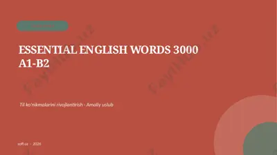 122_v2_essential_english_words_3000_a1_b2 — PPTX
