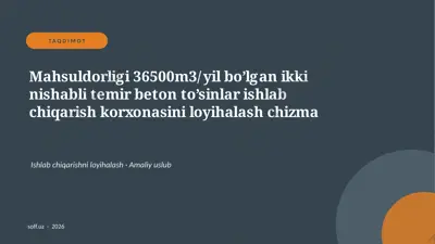 184_v2_mahsuldorligi_36500m3_yil_bo_lgan_ikki — PPTX