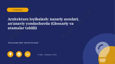 02064_arxitektura_loyihalash_nazariy_asoslari_ — PPTX