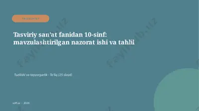 0733_v2_tasviriy_sanat_fanidan_10_sinf_mav — PPTX