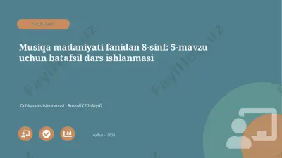 05188_musiqa_madaniyati_fanidan_8_sinf_5_mavzu — PPTX