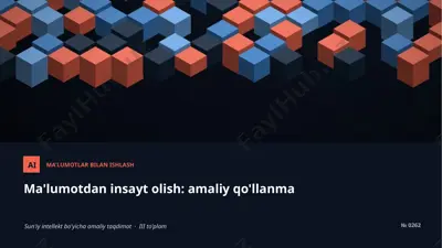 0261_malumotdan_insayt_olish_amaliy_qollanma — PPTX