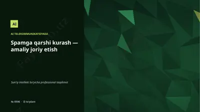0595_spamga_qarshi_kurash_amaliy_joriy_etish — PPTX
