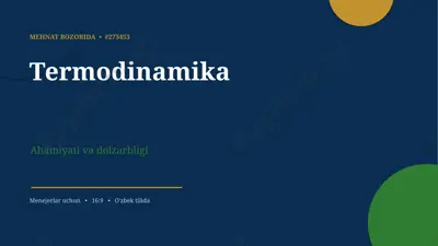 0273453_termodinamika — PPTX