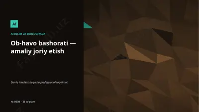 0629_ob_havo_bashorati_amaliy_joriy_etish — PPTX