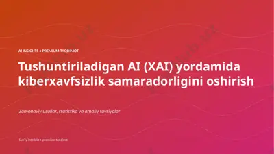 0978_tushuntiriladigan_ai_xai_yordamida_kiberxavfsi — PPTX
