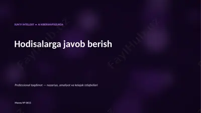 0610_hodisalarga_javob_berish — PPTX