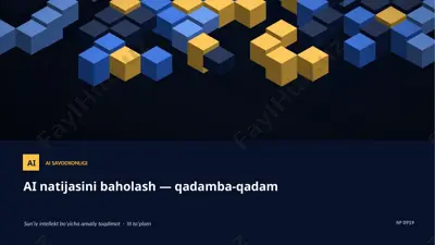 0918_ai_natijasini_baholash_qadamba_qadam — PPTX