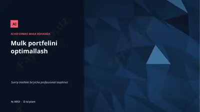 0052_mulk_portfelini_optimallash — PPTX