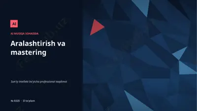 0324_aralashtirish_va_mastering — PPTX