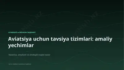 1096_aviatsiya_uchun_tavsiya_tizimlari_amaliy_yechi — PPTX