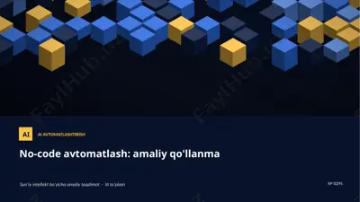 0294_no_code_avtomatlash_amaliy_qollanma — PPTX