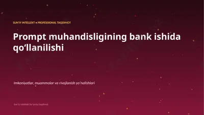0262_prompt_muhandisligining_bank_ishida_qollanilis — PPTX
