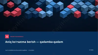 0029_aniq_korsatma_berish_qadamba_qadam — PPTX