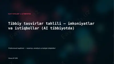 0389_tibbiy_tasvirlar_tahlili_imkoniyatlar_va_istiq — PPTX