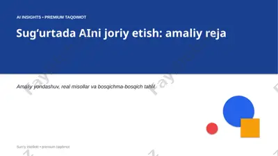 0360_sugurtada_aini_joriy_etish_amaliy_reja — PPTX