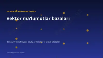 0874_vektor_malumotlar_bazalari — PPTX