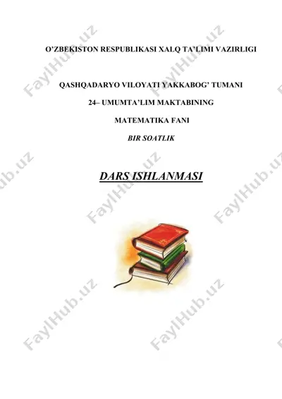 o’nli kasrlar — DOC