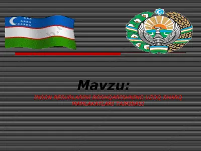 inson resurlarini boshqarishning uzoq sharq mamlakatlari tajribasi — PPT