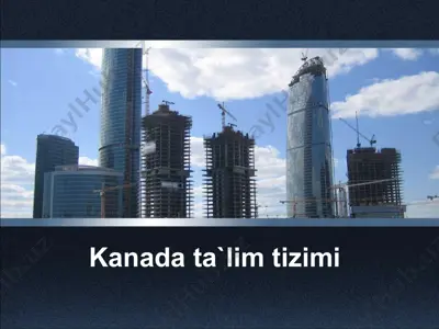 kаnаdа tа`lim tizimi — PPT