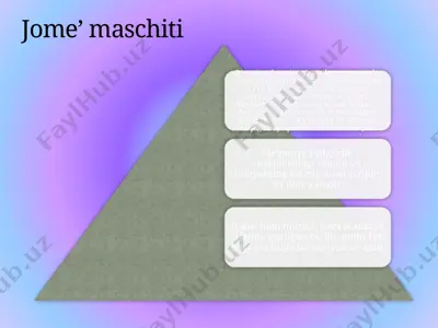 qo'qon jome’ maschiti — PPTX