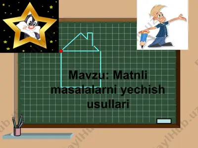 matnli masalalarni yechish usullari — PPTX