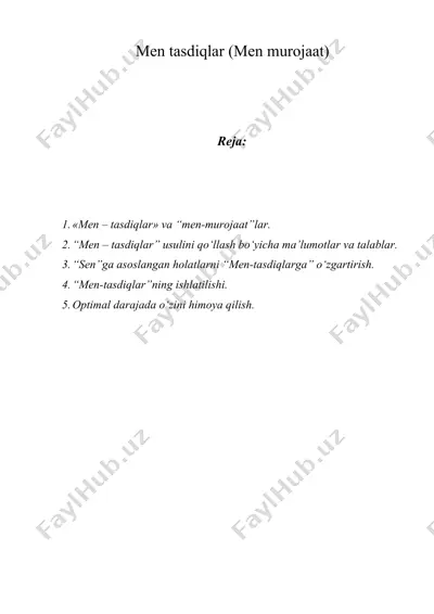 men tasdiqlar (men murojaat) — DOCX