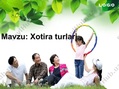 xotira turlari — PPTX