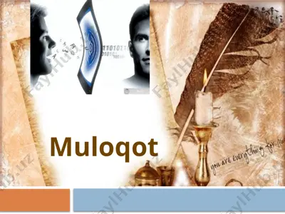 muloqot — PPTX
