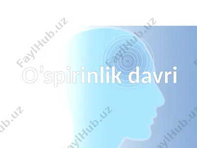 o’smirlar va ilk o’spirin uchun o’quv faoliyatining individual uslubi — PPTX