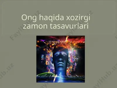 ong haqida xozirgi zamon tasavurlari — PPTX