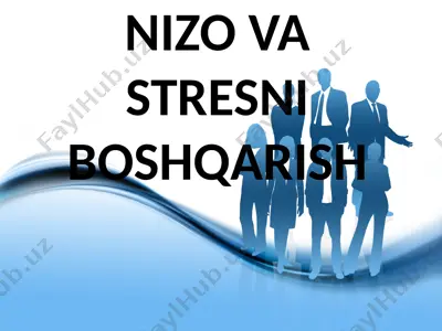 nizo va stresni boshqarish 2 — PPTX