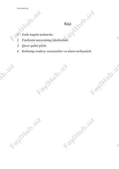 iroda psixologiyasi — DOC