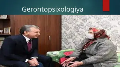 gerontopsixologiya — PPTX
